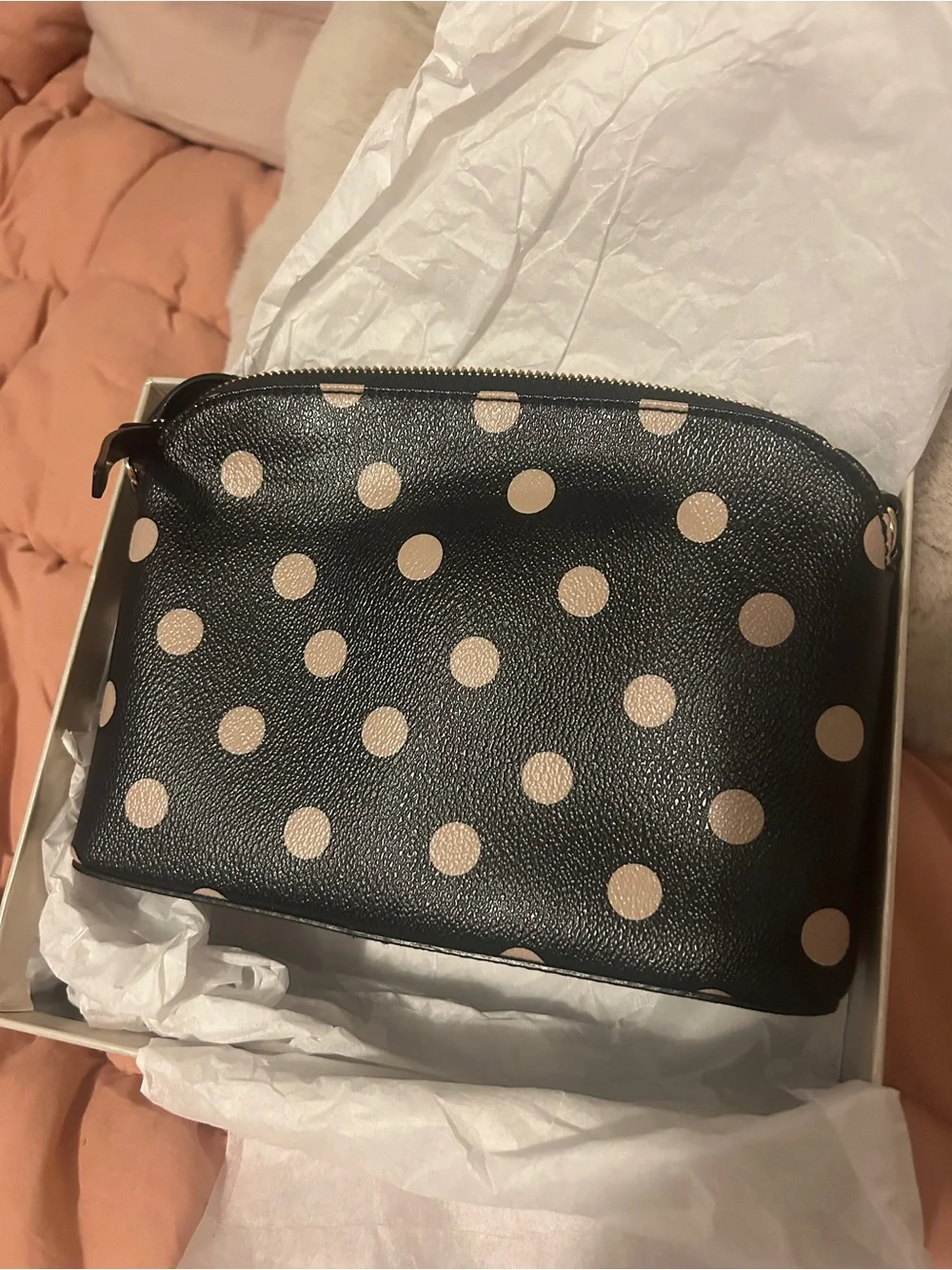 Kate Spade black/cream purse